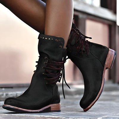 Loreva™ | Bottines Cavalières Patinées
