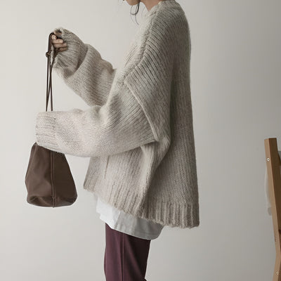Noëlle™ | Pull Cocon Ivoire