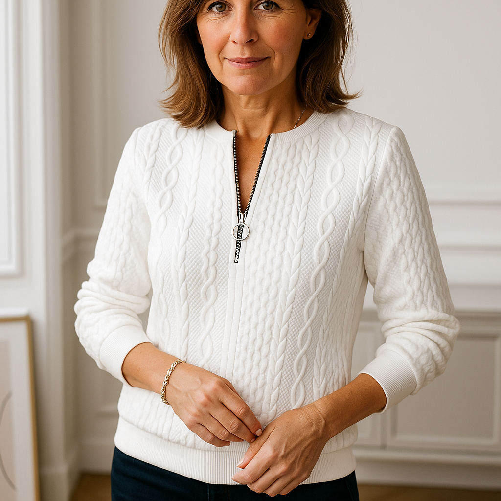 Emily™ | Pull Chic en Maille Raffinée