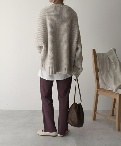 Noëlle™ | Pull Cocon Ivoire