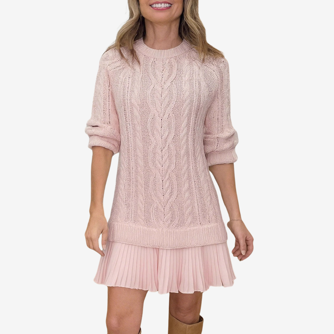 Suzette™ | Élégance en Maille Plissée