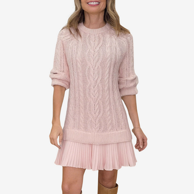 Suzette™ | Élégance en Maille Plissée