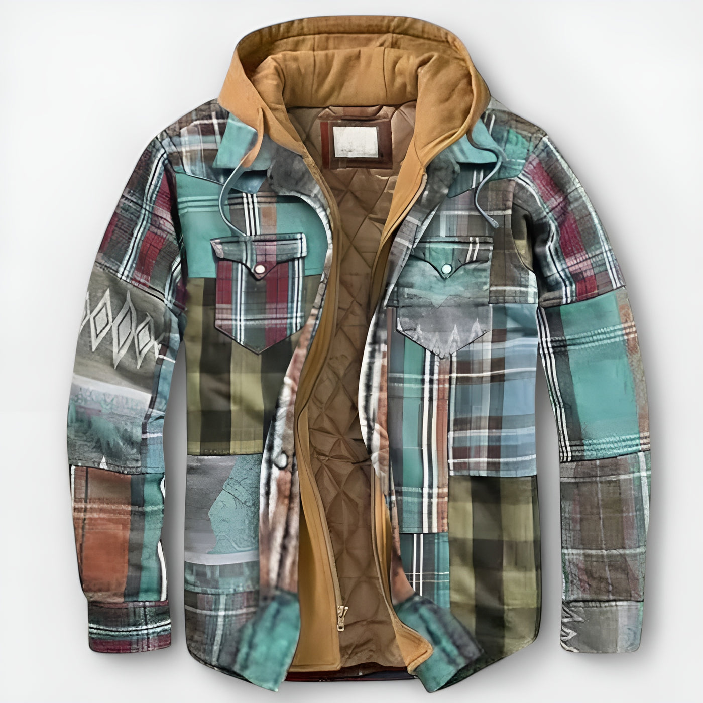 Lucien™ | Veste Carreaux Tailleur Vert menthe