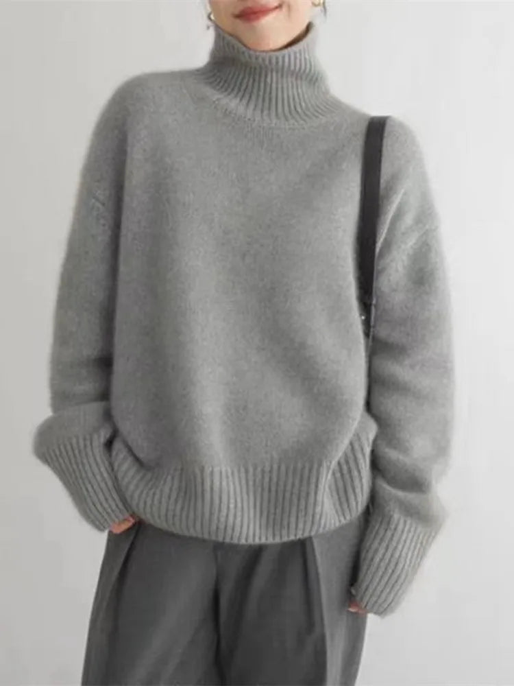 Manon™ | Cachemire Col Haute