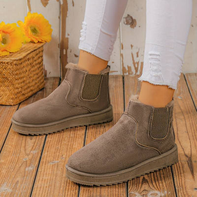 Noëlle™ | Bottines Fourrées À Enfiler