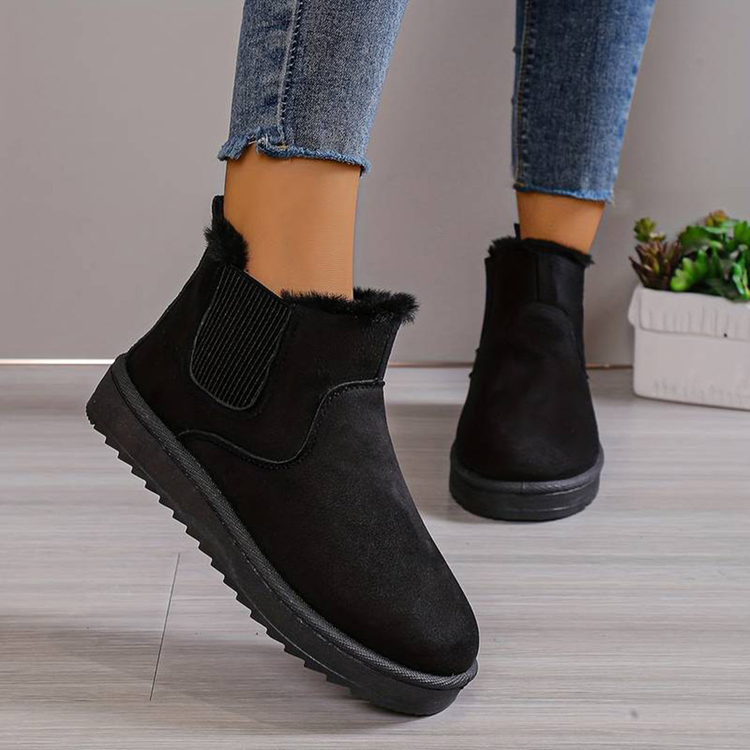 Noëlle™ | Bottines Fourrées À Enfiler