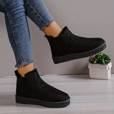 Noëlle™ | Bottines Fourrées À Enfiler