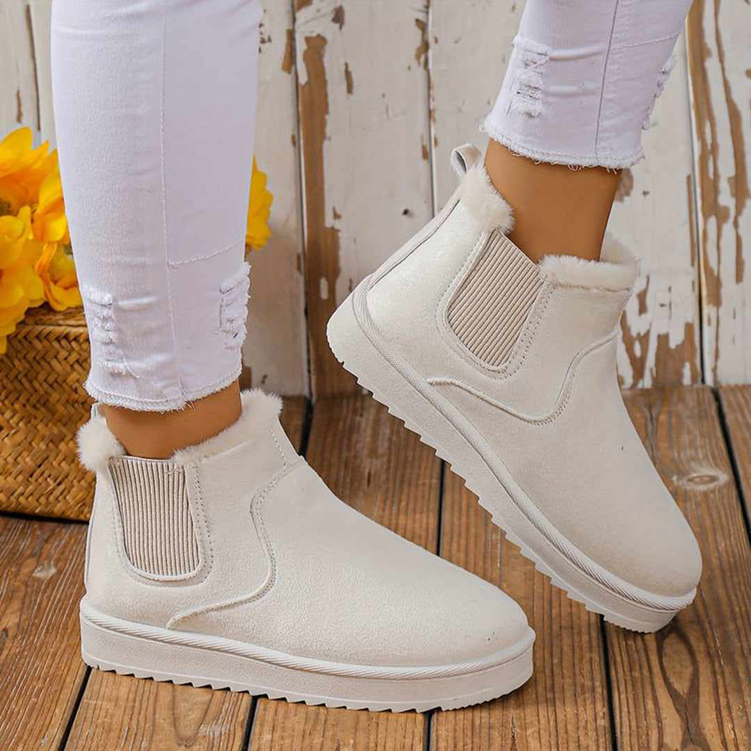 Noëlle™ | Bottines Fourrées À Enfiler