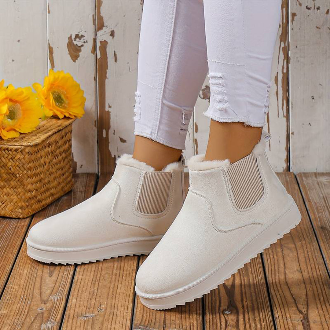 Noëlle™ | Bottines Fourrées À Enfiler