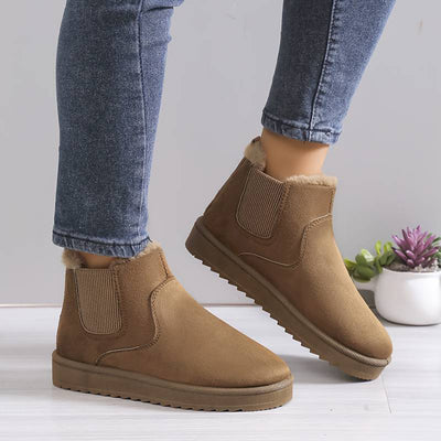 Noëlle™ | Bottines Fourrées À Enfiler