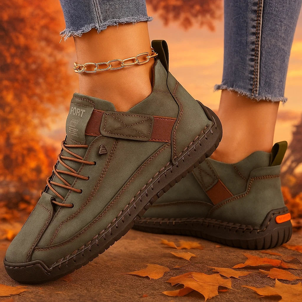 Sophinee™ | Souliers Confort Orthopédiques Vert foncé