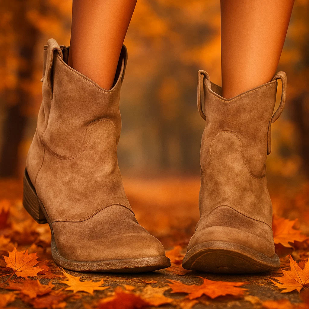 Élisee™ | Bottines en daim intemporelles Marron clair