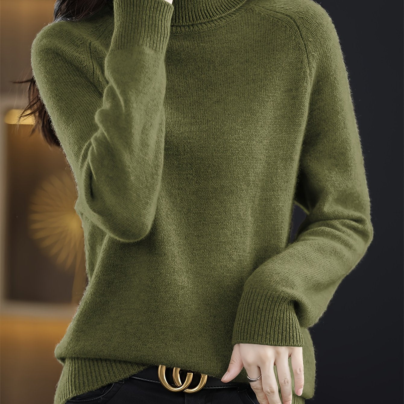 Aimée™ | Pull Col Roulé Intemporel