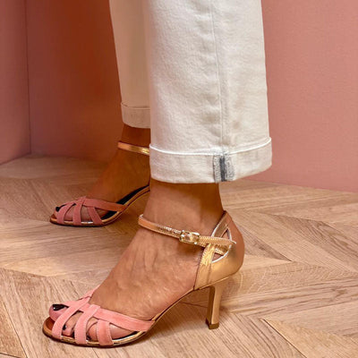 Delphine™ | Sandales à talon kitten avec bout ouvert