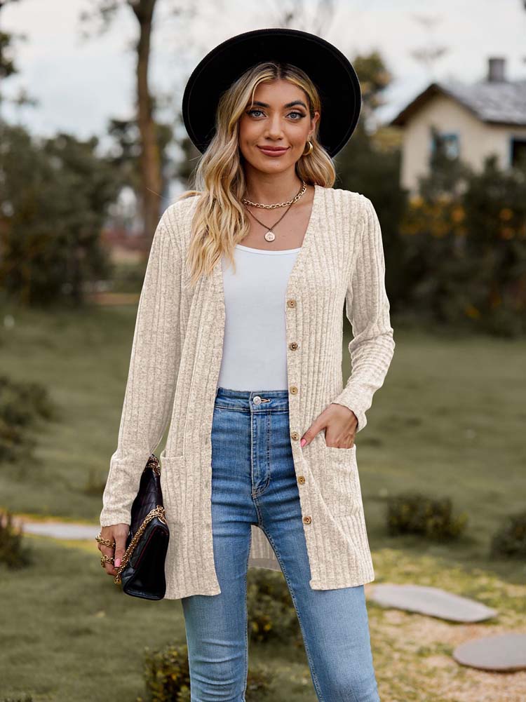 Bellamy™ | Gilet mi-long rayé