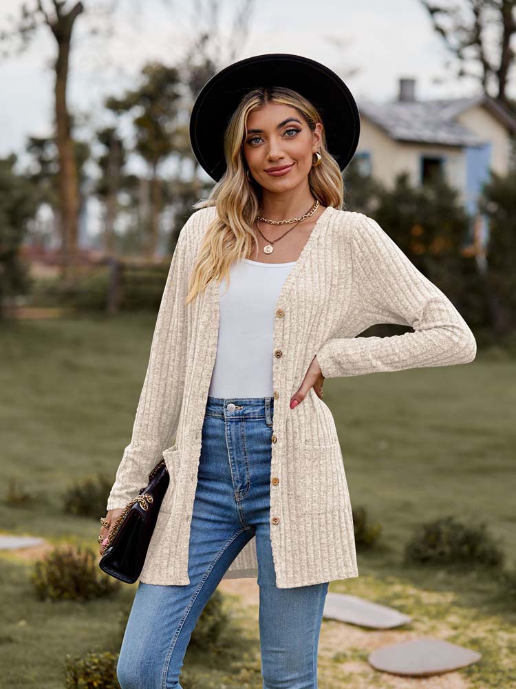 Bellamy™ | Gilet mi-long rayé
