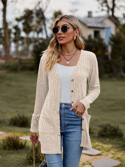 Bellamy™ | Gilet mi-long rayé