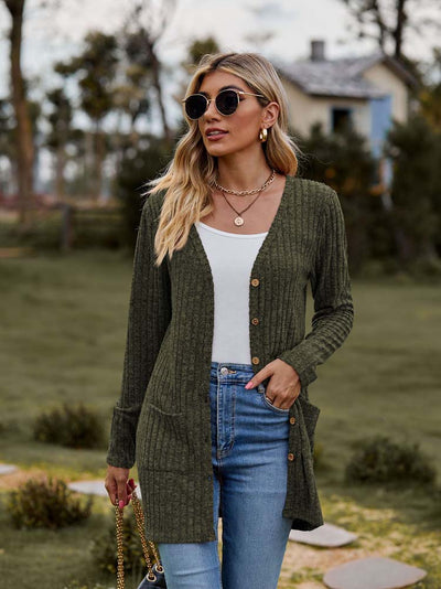 Bellamy™ | Gilet mi-long rayé