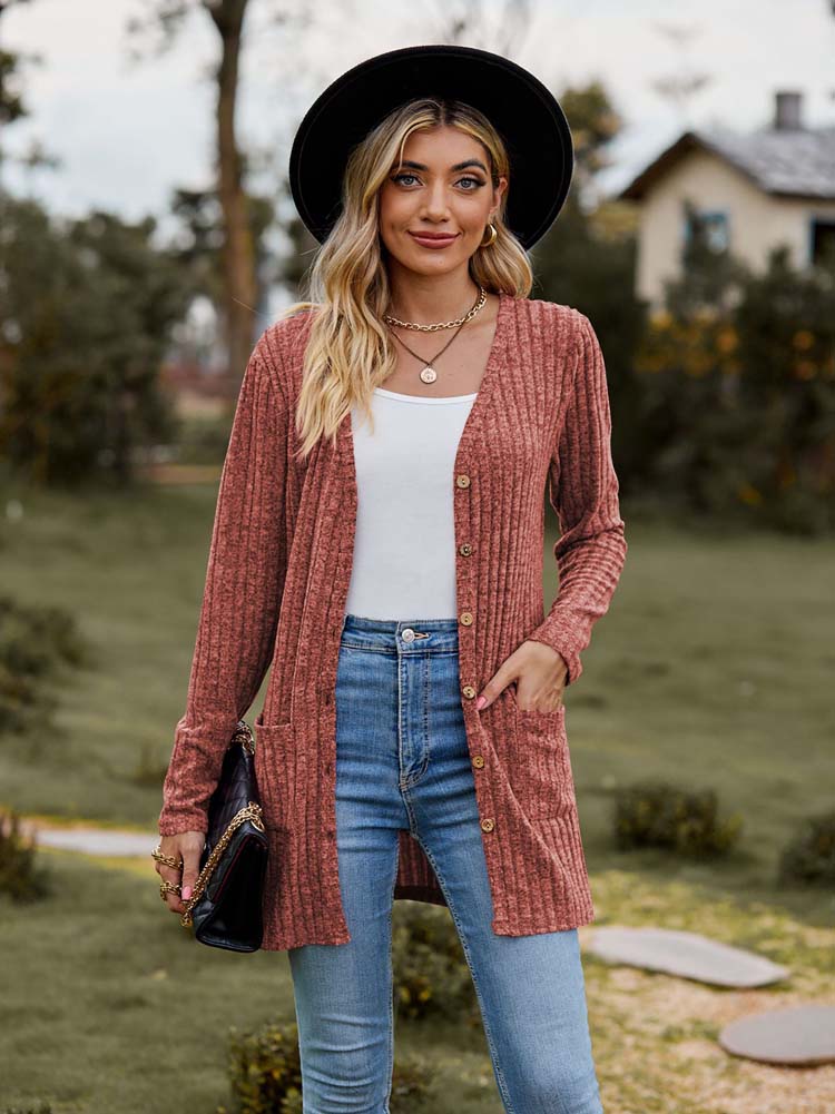 Bellamy™ | Gilet mi-long rayé
