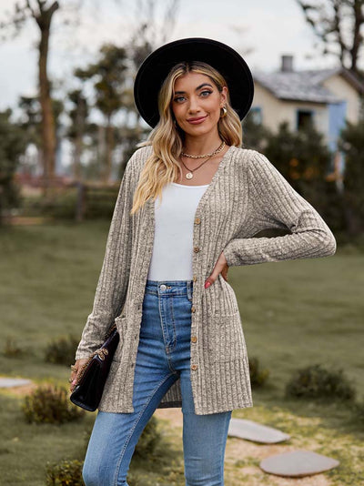 Bellamy™ | Gilet mi-long rayé