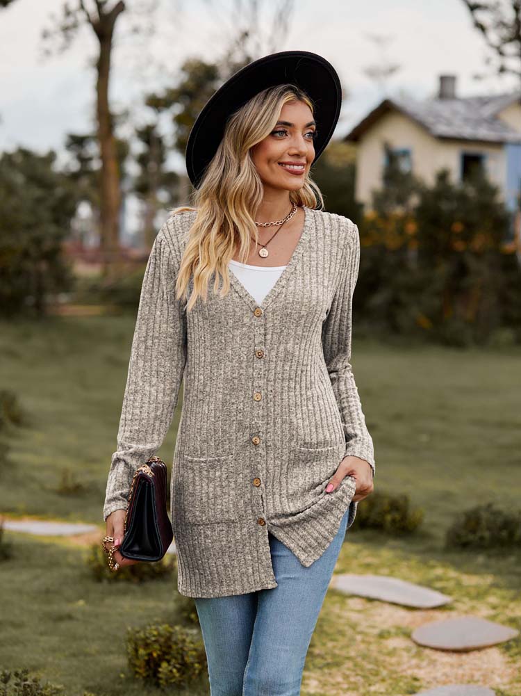 Bellamy™ | Gilet mi-long rayé