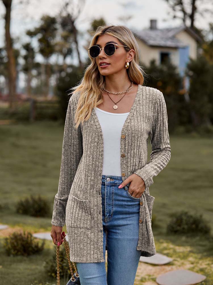 Bellamy™ | Gilet mi-long rayé