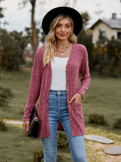 Bellamy™ | Gilet mi-long rayé