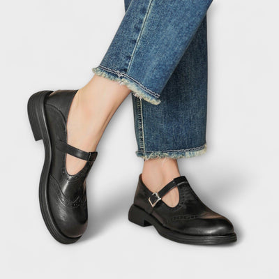 Amélie™ | Escarpins Classiques à Bride en Cuir