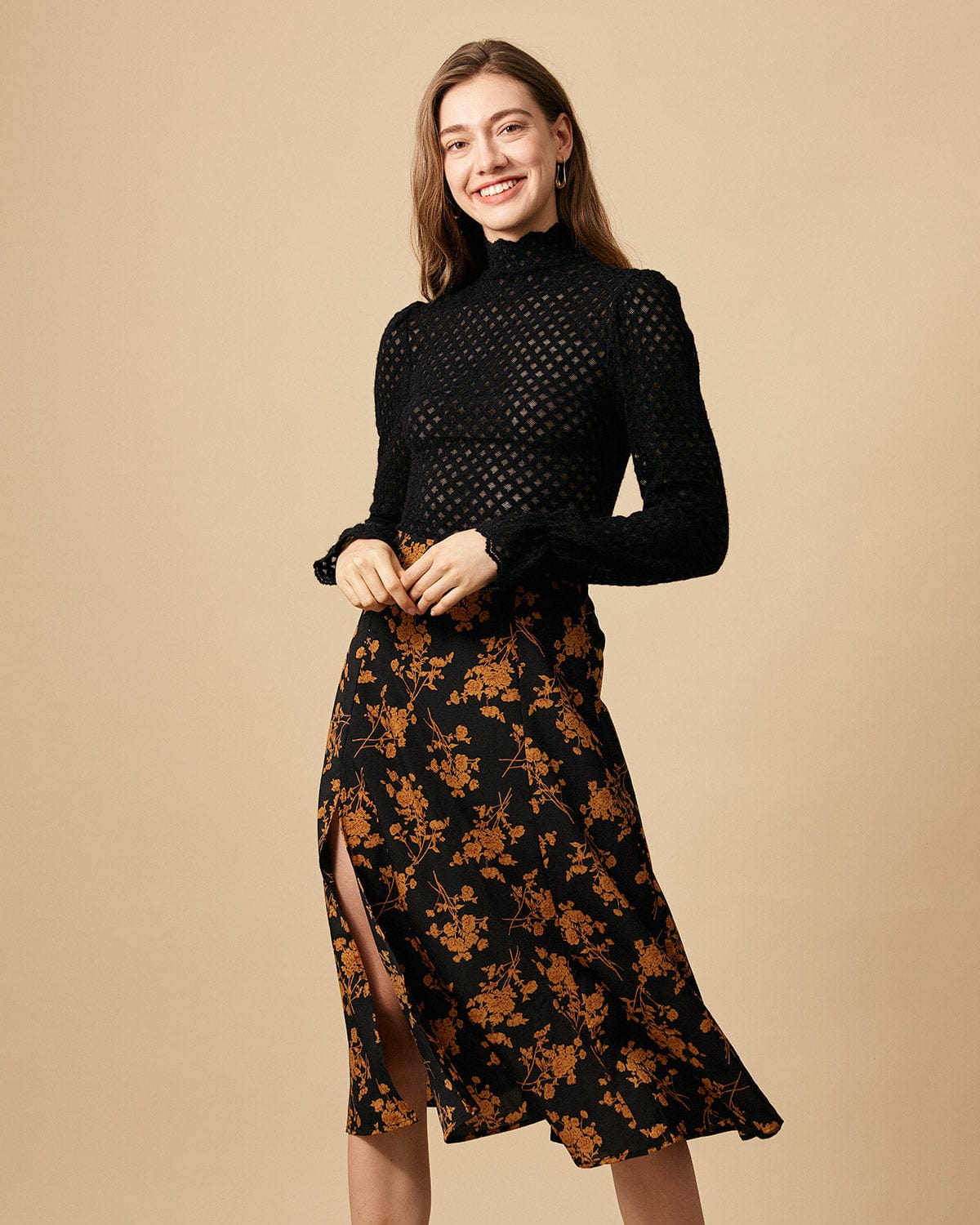 Adélaïde™ | Jupe Églantine Fendue